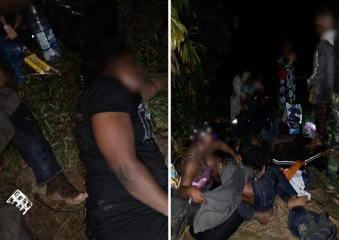 Sur la route Bisso-Ndzomoe, des victimes au sol après l’accident survenu le jour de la fête de l’Indépendance.