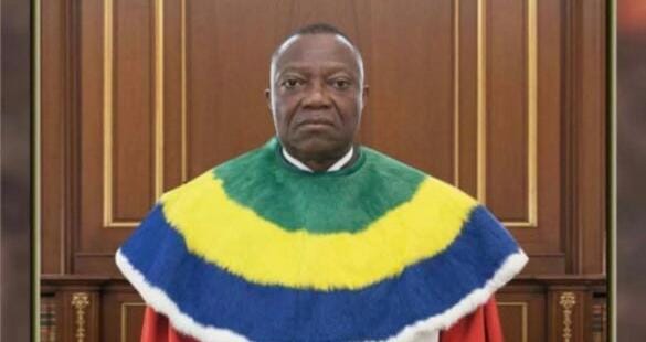 Dieudonné Aba'a Owono, Président de la Cour constitutionnelle du Gabon.