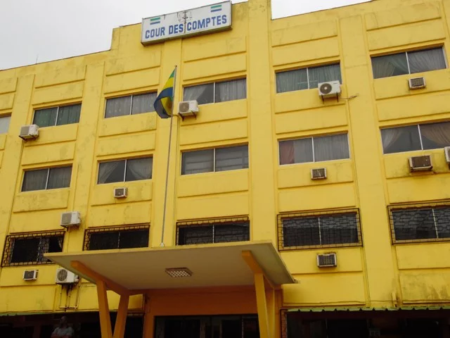 Siege de la Cour des comptes de Libreville.