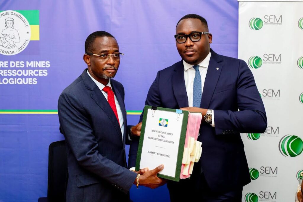 Gabon : Vers la fin de l’exportation de l’or brut, la souveraineté minière en marche à Nkok 1 Sosthène nguema gabonclic zis nkok