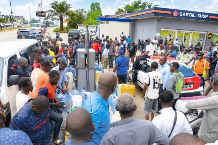 Difficile de trouver du gasoil actuellement Libreville.