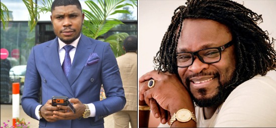 À gauche, le journaliste, activiste et polémiste camerounais Raoul Christophe Bia ; à droite, Isaac John, qui lui rappelle que la réciprocité qu'il exige d'un étranger au Cameroun devrait aussi s'appliquer à lui au Gabon.