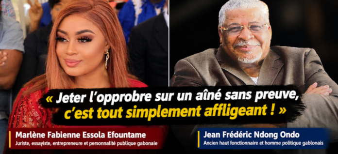 JEAN FREDERIC NDONG ONDO ET MALENE PHOTO OFFICIELLE