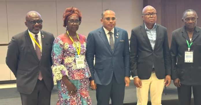 Libreville, 1er octobre 2026. Des participants à la première Journée nationale du retraité et de la personne âgée, consacrée notamment aux réformes du système des retraites et au redressement financier de la CPPF